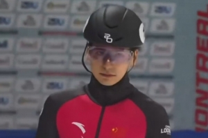 一日三登领奖，刘少昂在短道速滑巡回赛蒙特利尔站集齐金银铜牌