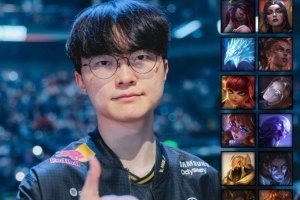 LOL官方分享Faker本次世界赛已使用14个英雄并配文：英雄海