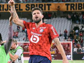 五大联赛主场连续进球榜：里尔60场居首，皇马24场次席