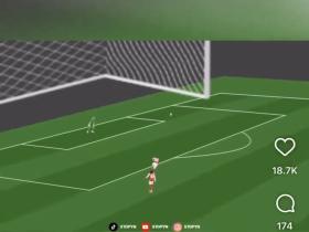 自嘲，卡拉菲奥里社媒转发了一个恶搞自己离谱射门的视频