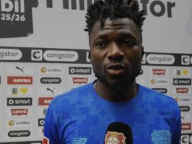 塔普索巴：很开心能通过进球帮助球队；我们正在培养团队精神