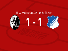 弗赖堡1-1霍芬海姆，库布勒先拔头筹，阿斯拉尼扳平比分