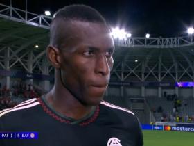 雅克松：在拜仁有一种在家的感觉；很高兴打进拜仁生涯首球