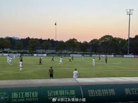 热身赛：浙江6-2中乙杭州临平吴越，亚戈双响，米特里策传射