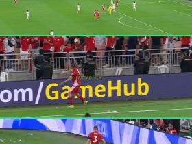 印尼球迷比赛中向场内疯狂投掷水瓶，印尼队长伊泽斯上前制止