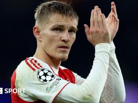 名记：厄德高内侧副韧带受伤，预计伤缺到11月国际比赛日后