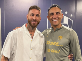 与老队友重逢，拉莫斯分享与纳瓦斯合照：很高兴见到你，兄弟