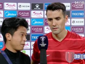 周定洋：我们早早丢球但没放弃；踢亚冠是很好的学习机会