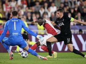 被摩纳哥压制，TA：没有维卡里奥的上佳表现热刺恐怕会惨败