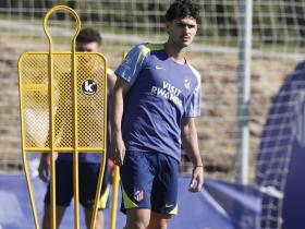 马竞重新投入训练备战贝蒂斯，卡多佐是唯一缺席训练的球员