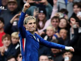 切尔西本赛季英超已有10人取得进球，与阿森纳并列最多