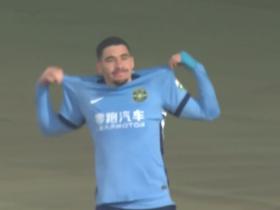 4球，亚戈追平有统计以来单赛季中超下半场补时进球纪录