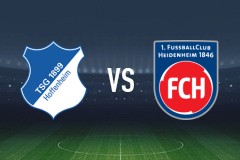 半场战报：霍芬海姆2-0海登海姆