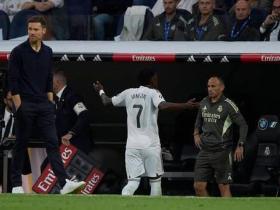 赫迪拉批评维尼修斯被换下时不当行为：这样对罗德里戈不好