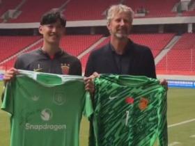 海港发布赛前Vlog：范德萨和颜骏凌见面并交换球衣