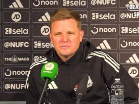 埃迪-豪：托纳利今天表现太出色了；每项赛事我们都想取得成功