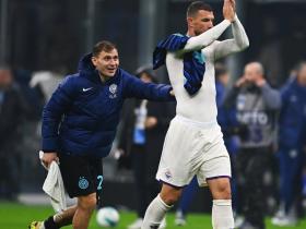 哲科重回梅阿查球场收获掌声，国米官方社媒发文向其致敬