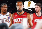 火箭罚球数联盟第一！杜兰特上场时间成隐患，范乔丹作用被低估
