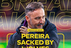 英超狼队解雇主帅佩雷拉，带队保级后本赛季10轮仅2分垫底