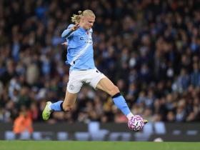 曼城队内英超射手榜：哈兰德13球，乌龙2球，其他均为1球