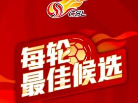 中超第29轮最佳候选：王燊超、钟义浩入选，法比奥在列