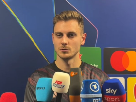 迪亚斯是否向球队道歉？斯塔尼希奇打趣：没有，我们感谢了他