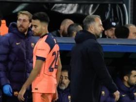 世体：埃里克-加西亚将戴面具随队出征，但弗里克不会让他首发