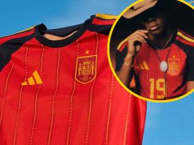 西班牙队球衣设计师：深蓝色致敬2010世界杯和伊涅斯塔绝杀球