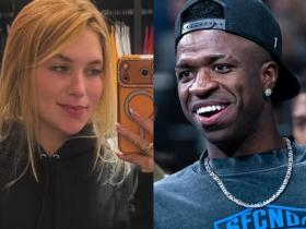 记者：维尼修斯女友在美国涉嫌欠税，可能无法陪他参加世界杯